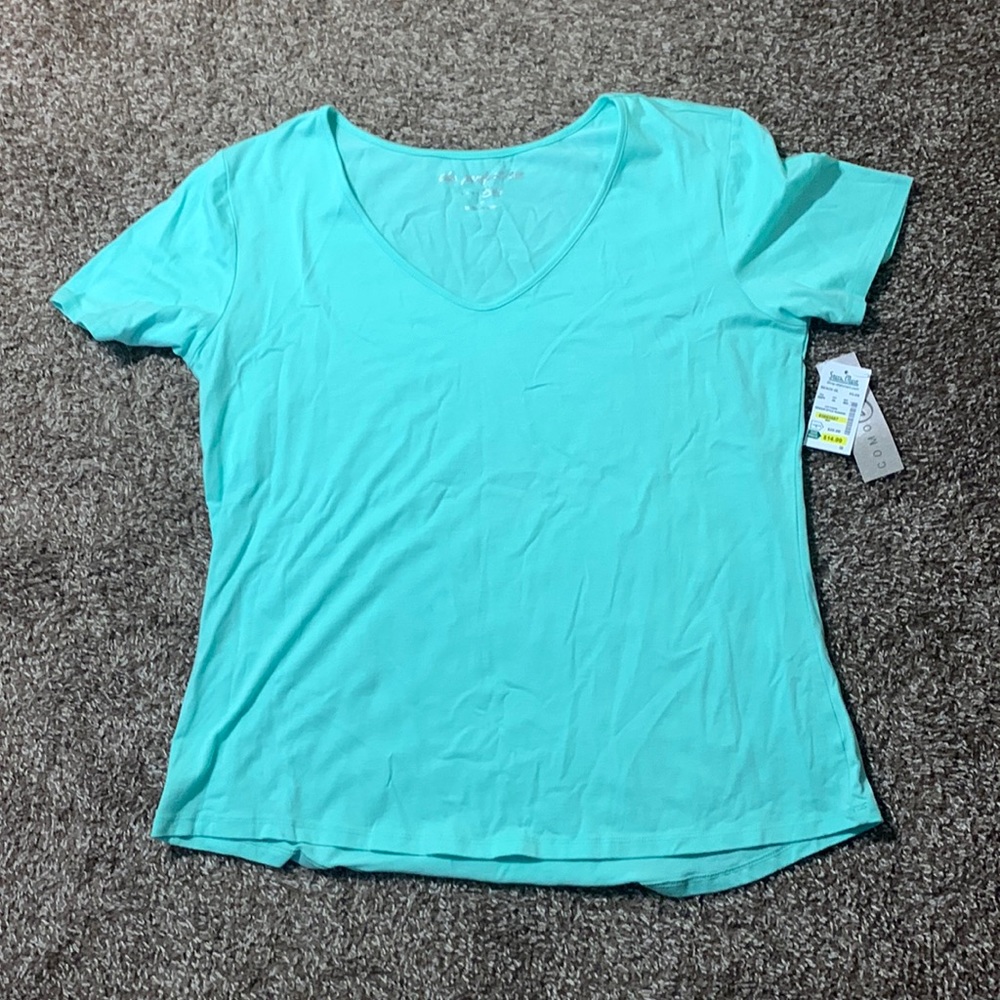 Mint color shirt